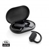 Fitsound RCS recycled plastic open ear TWS earbuds in Black