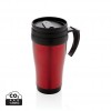 Stainless steel mug in Red