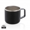 Stainless steel camp mug in Black