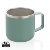 Stainless steel camp mug in Green