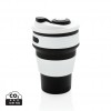 Foldable silicone cup in Black