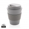 Reusable Coffee cup with screw lid 350ml in Grey