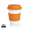PLA coffee cup in Orange, White