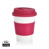 PLA coffee cup in Pink, White