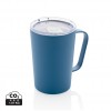 RCS Recycled stainless steel modern vacuum mug with lid in Blue