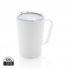 RCS Recycled stainless steel modern vacuum mug with lid in White