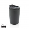 GRS Recycled PP tumbler with flip lid in Grey
