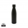 RCS Recycled stainless steel solid vacuum bottle in Black