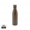 RCS Recycled stainless steel solid vacuum bottle in Brown