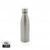 RCS Recycled stainless steel solid vacuum bottle in Grey