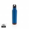 Cork leakproof vacuum flask in Blue