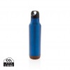 Cork leakproof vacuum flask in Blue