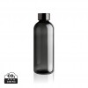 Leakproof water bottle with metallic lid in Black