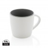 Ceramic mug with coloured inner 300ml in White