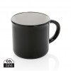 Vintage ceramic mug 280ml in Black