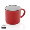 Vintage ceramic mug 280ml in Red