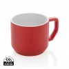 Ceramic modern mug 350ml in Red