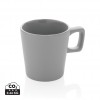 Ceramic modern coffee mug in Grey