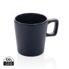 Ceramic modern coffee mug in Navy