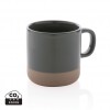 Glazed ceramic mug 360ml in Grey