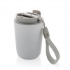 Cuppa RCS re-steel vacuum tumbler with lanyard in White