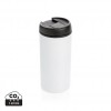 Metro RCS Recycled stainless steel tumbler in White