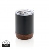 RCS Re-steel cork small vacuum coffee mug in Black