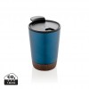 GRS RPP stainless steel cork coffee tumbler in Blue