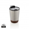 GRS RPP stainless steel cork coffee tumbler in Silver