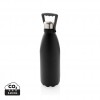 RCS Recycled stainless steel large vacuum bottle 1.5L in Black
