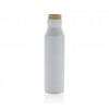 Gaia RCS certified recycled stainless steel vacuum bottle in White