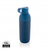 Flow RCS recycled stainless steel vacuum bottle in Blue