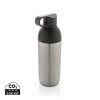 Flow RCS recycled stainless steel vacuum bottle in Silver