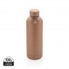 RCS Recycled stainless steel Impact vacuum bottle in Brown