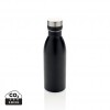 RCS Recycled stainless steel deluxe water bottle in Black