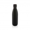 Eureka RCS certified re-steel single wall water bottle in Black