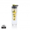 Water bottle with infuser in Green, Anthracite