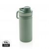 Vacuum stainless steel bottle with sports lid 550ml in Green, Green