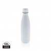 Solid colour vacuum stainless steel bottle 500 ml in White