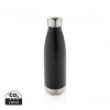 Vacuum insulated stainless steel bottle in Black