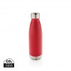 Vacuum insulated stainless steel bottle in Red