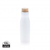 Clima leakproof vacuum bottle with steel lid in White