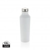 Modern vacuum stainless steel water bottle in White