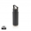 Leakproof vacuum on-the-go bottle with handle in Grey