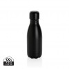 Solid colour vacuum stainless steel bottle 260ml in Black