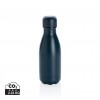 Solid colour vacuum stainless steel bottle 260ml in Blue
