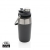 Vacuum stainless steel dual function lid bottle 500ml in Grey