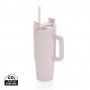 Tana RCS plastic tumbler with handle 900ml in Pink