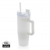 Tana RCS plastic tumbler with handle 900ml in White