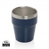 Clark RCS double wall coffee cup 300ML in Navy